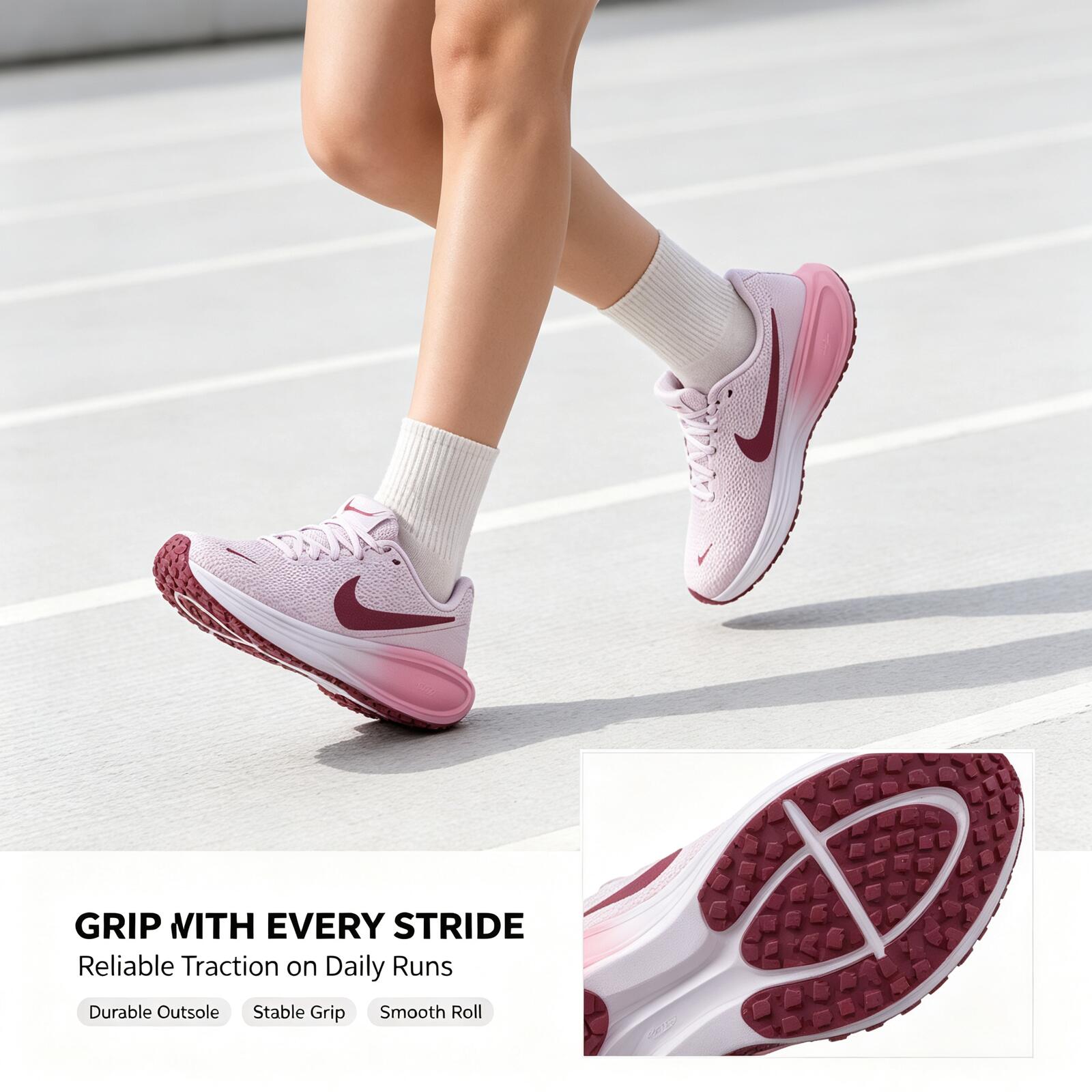 Nike Women Pink Running Shoes  - Women Shoes Running Nike ulasan dan harga
