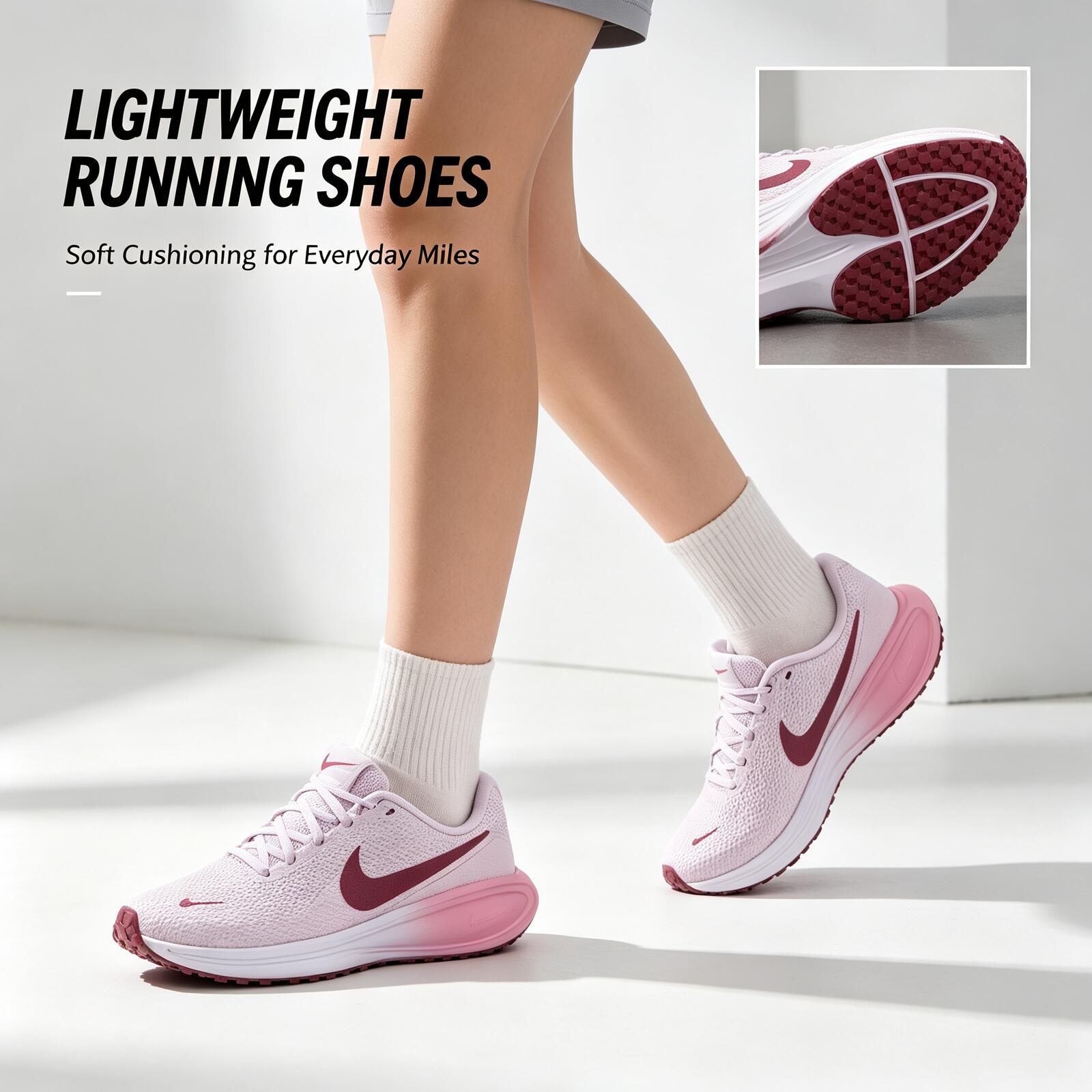 Nike Women Pink Running Shoes  - Women Shoes Running Nike ulasan dan harga