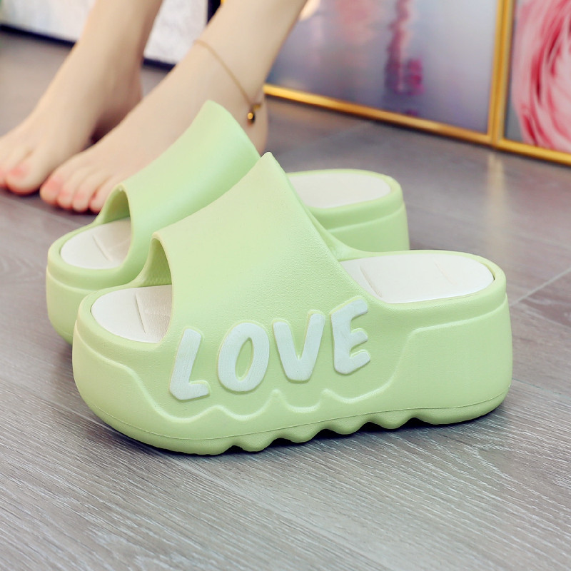 High Heels 6cm Platform Slippe - Mule Slip On ulasan dan harga