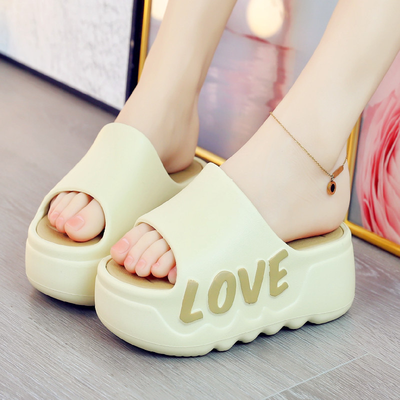 High Heels 6cm Platform Slippe - Mule Slip On ulasan dan harga