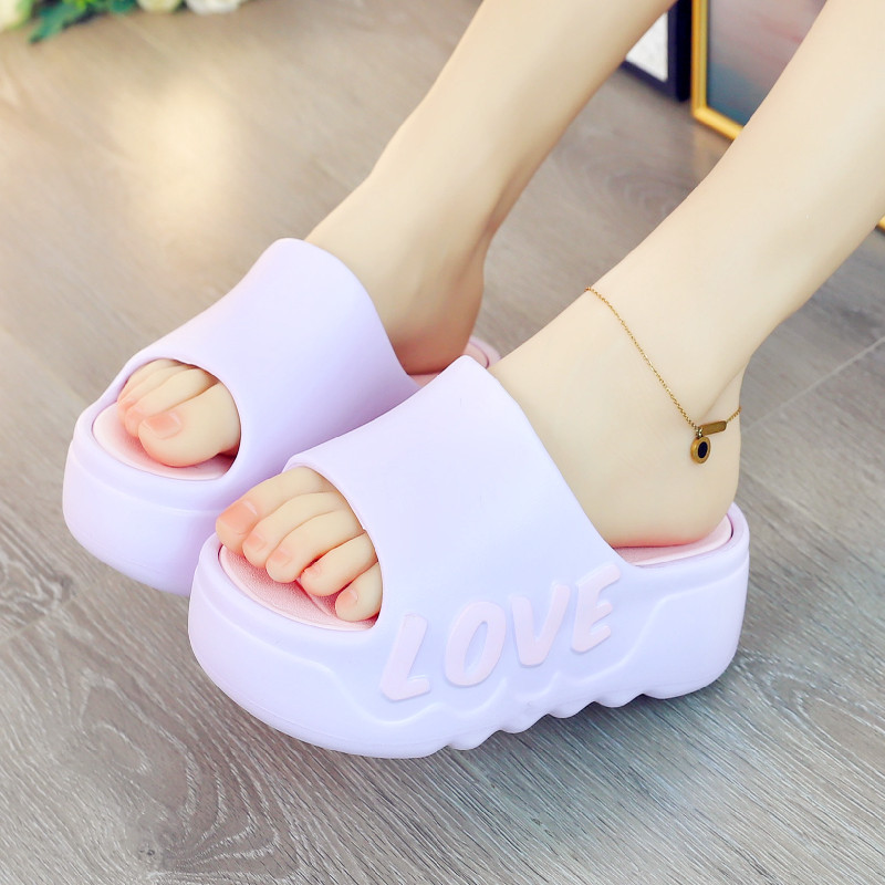 High Heels 6cm Platform Slippe - Mule Slip On ulasan dan harga