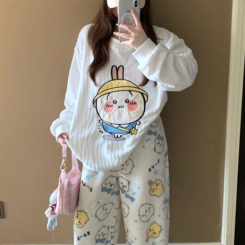Cartoon Usagi Fleece Pajama Se - Women Shoes Xxl ulasan dan harga