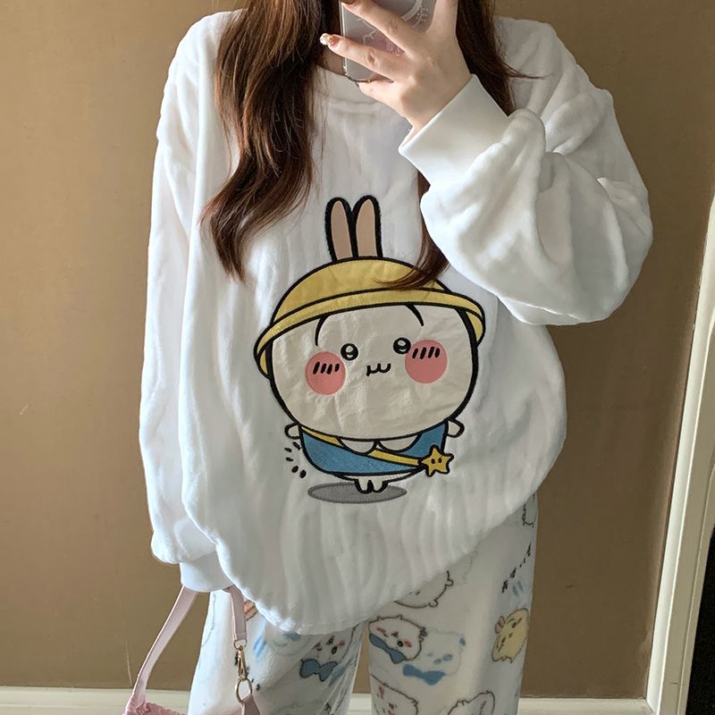 Cartoon Usagi Fleece Pajama Se - Women Shoes Xxl ulasan dan harga