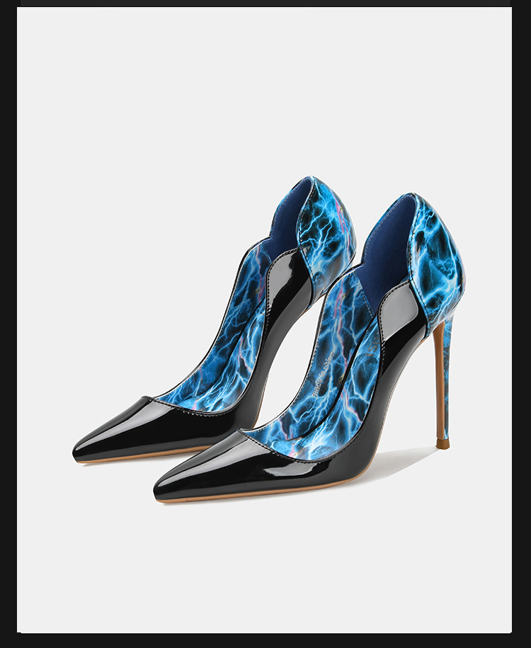 Electric Lightning Leopard Sti - Court Heel Pointed ulasan dan harga