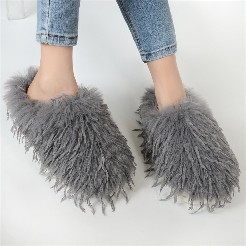 Winter Women's Slippers Fluffy - Women'S Shoes Clogs ulasan dan harga