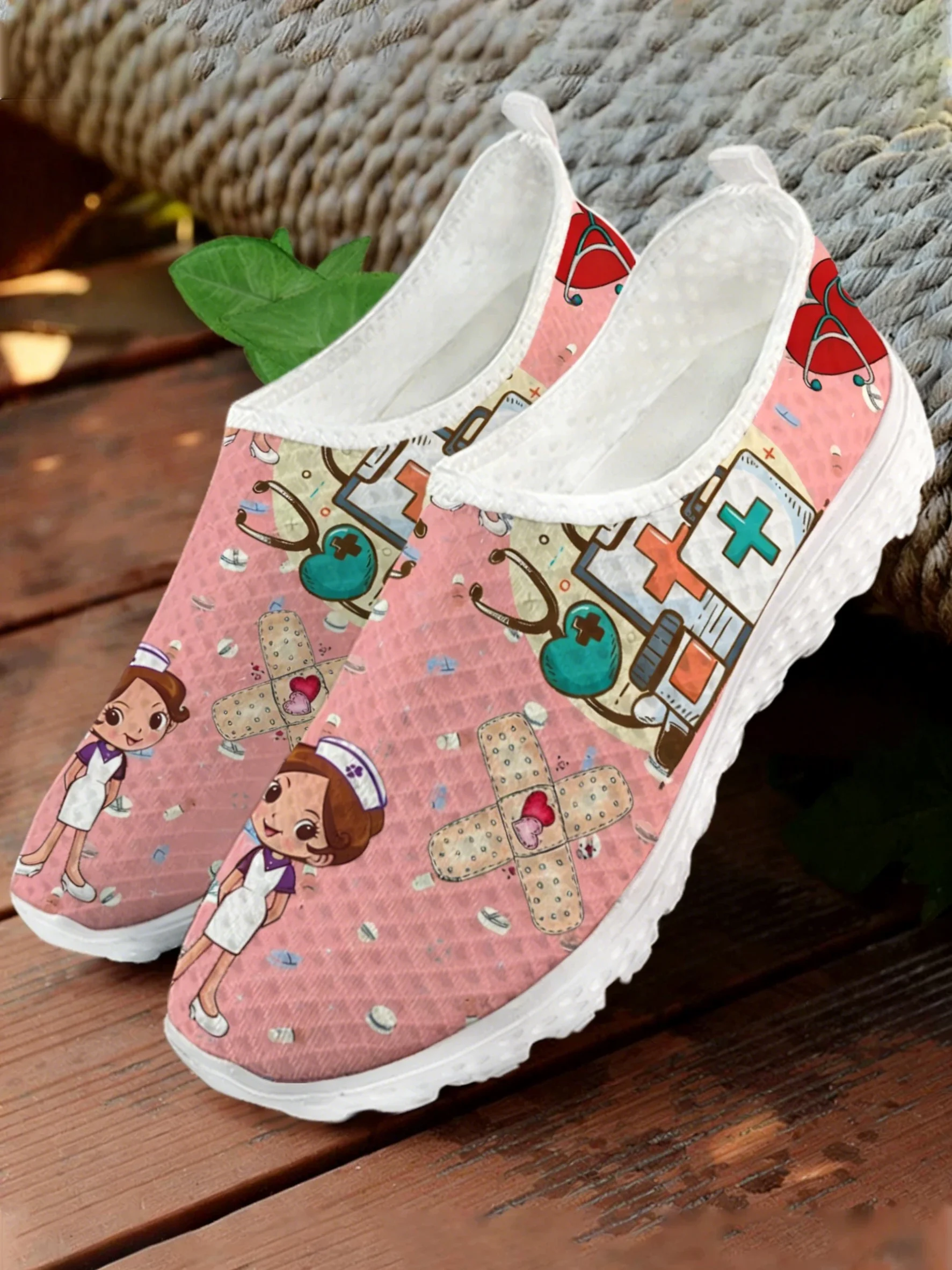 Cute Nurse Doctor Medical Prin - Women Shoes Tennis ulasan dan harga