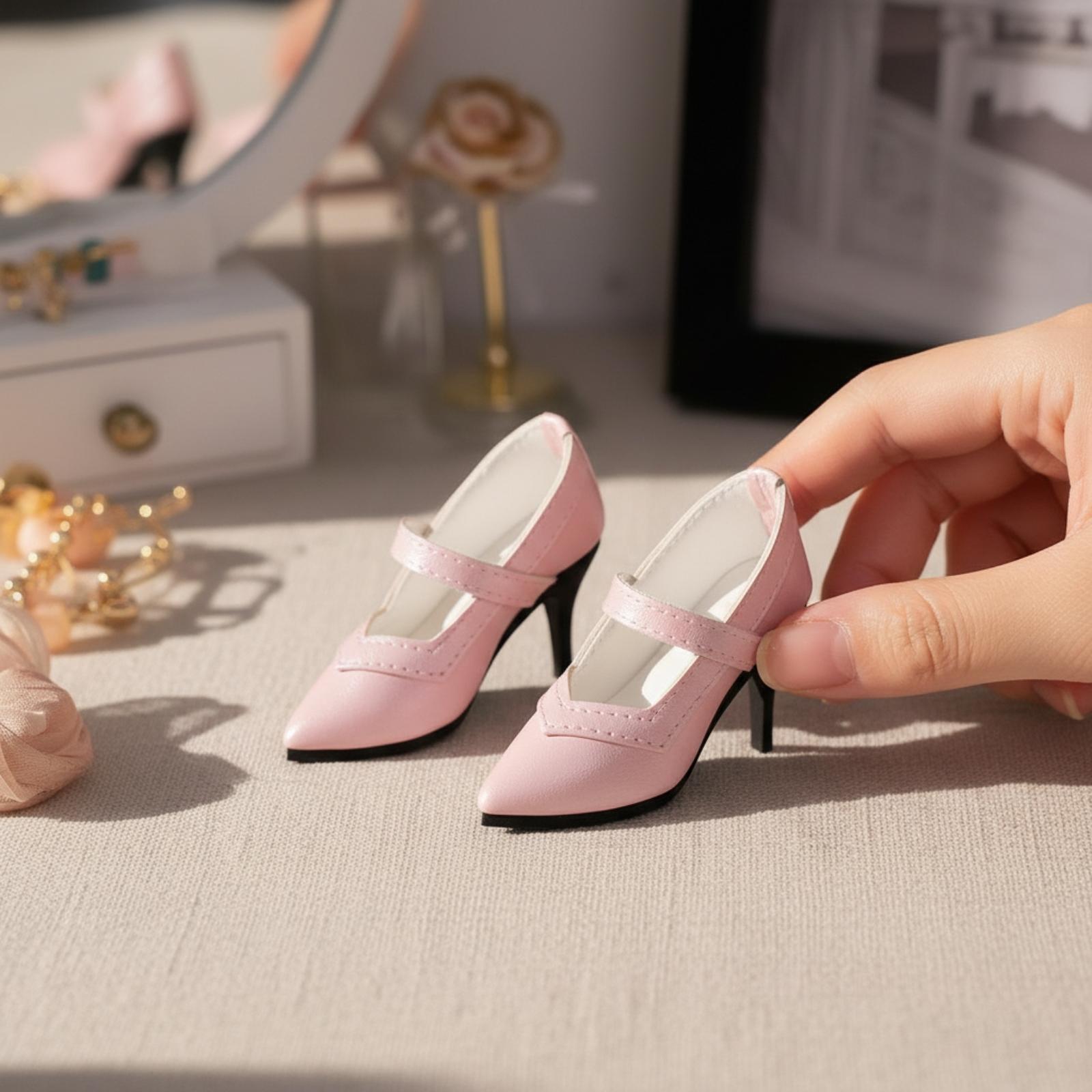 Miniature Fashion Doll Heels P - Court Heel Pointed ulasan dan harga