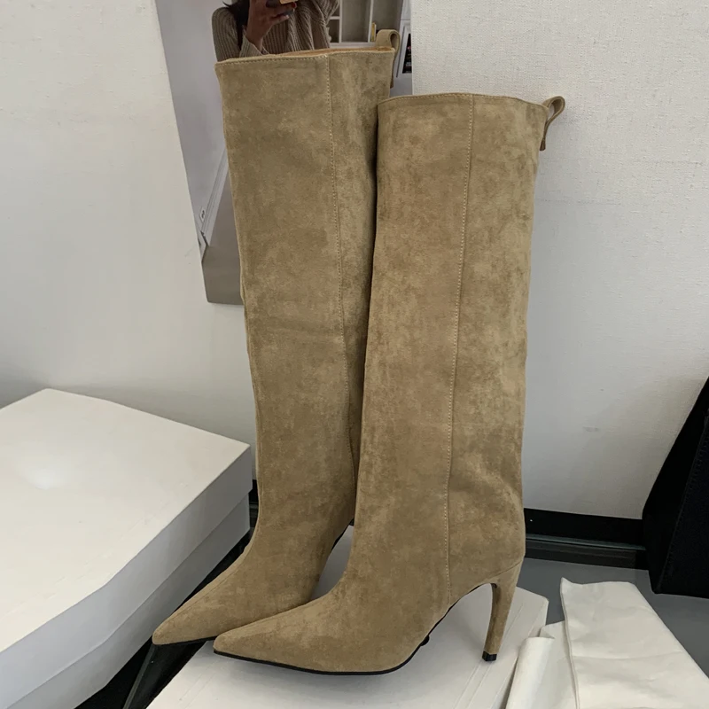 Eilyken Sexy Thin High Heels P - Knee High Boots Women ulasan dan harga