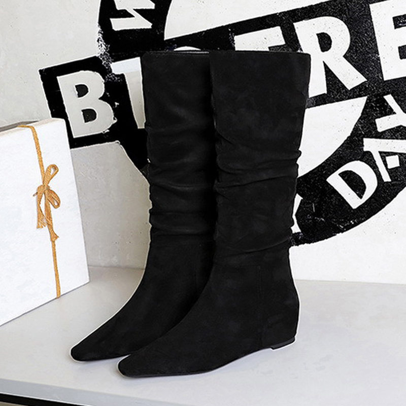 BIGTREE New Autumn Winter Desi - Knee High Boots Women ulasan dan harga
