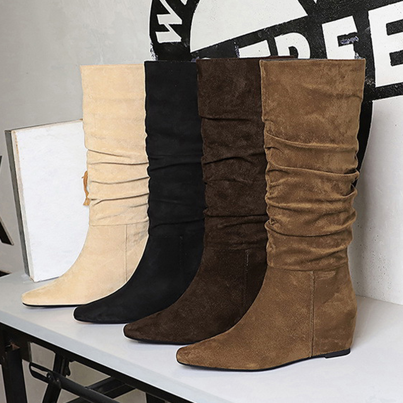 BIGTREE New Autumn Winter Desi - Knee High Boots Women ulasan dan harga