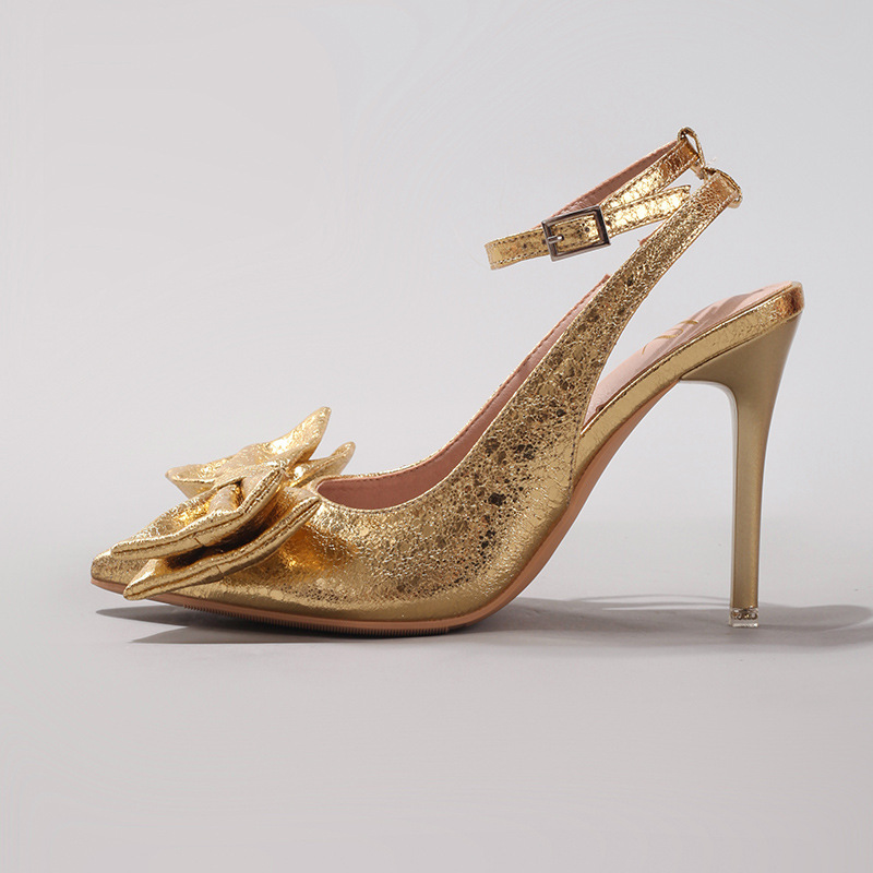 Elegant Bowknot Pointed Toe Pu - Women'S Shoes Quality ulasan dan harga